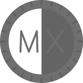 Mexico Dial code Vector Icon