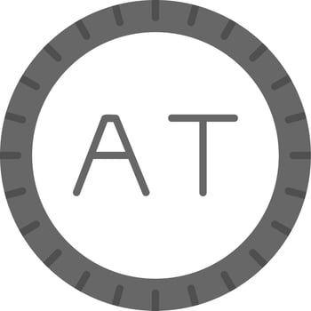 Austria Dial code Vector Icon