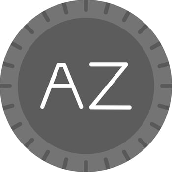 Azerbaijan Dial code Vector Icon
