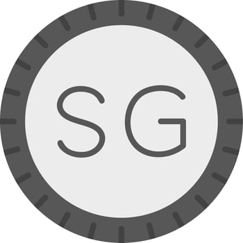 Singapore Dial code Vector Icon