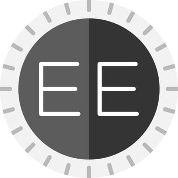 Estonia Dial code Vector Icon