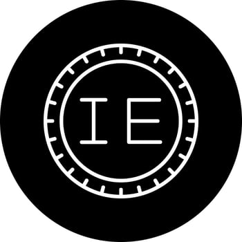 Ireland Dial code Vector Icon