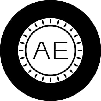 United Arab Emirates Dial code Vector Icon