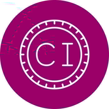 Ivory Coast Dial code Vector Icon