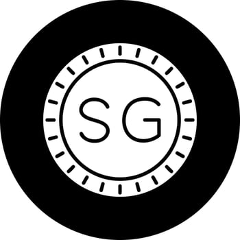 Singapore Dial code Vector Icon