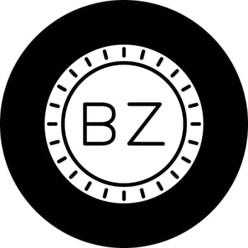 Belize Dial code Vector Icon
