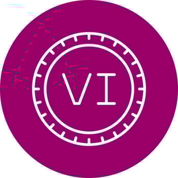 US Virgin Islands Dial code Vector Icon