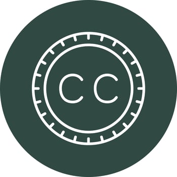 Cocos Keeling Island Country code top-level domain Vector Icon