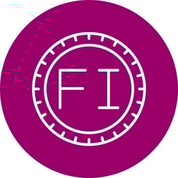 Finland Dial code Vector Icon