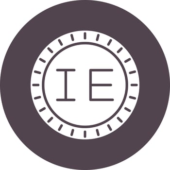 Ireland Dial code Vector Icon