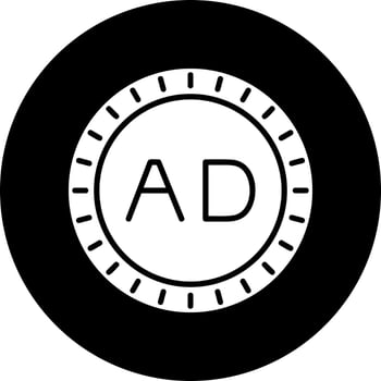 Andorra Dial code Vector Icon