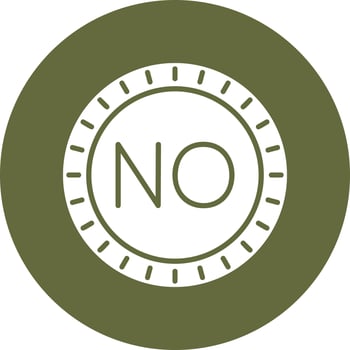 Norway Dial code Vector Icon