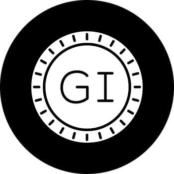 Gibraltar Dial code Vector Icon