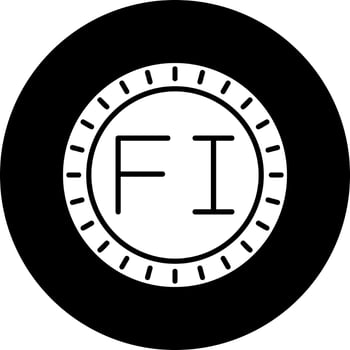 Finland Dial code Vector Icon