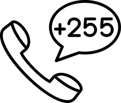 Tanzania Dial code Vector Icon