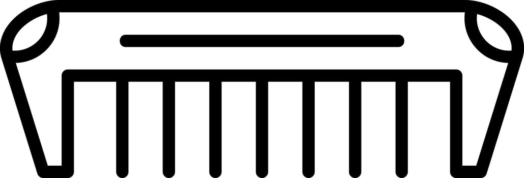 Comb Vector Icon