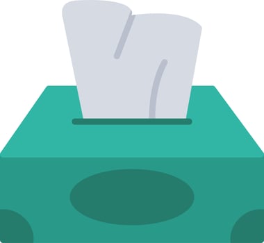 Tissue Box Vector Icon
