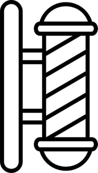 Barber Pole Vector Icon