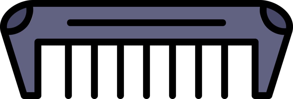 Comb Vector Icon