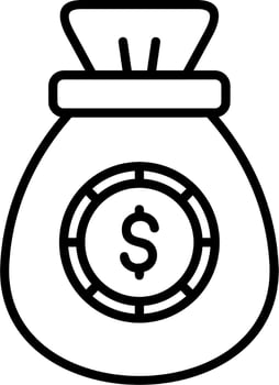 Money Bag Vector Icon