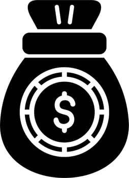 Money Bag Vector Icon
