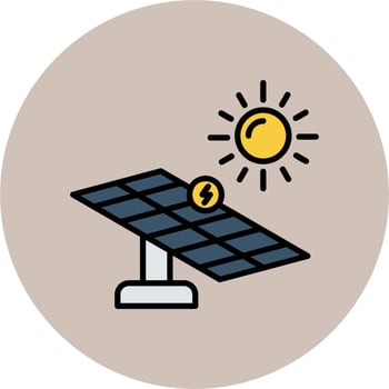 Solar Panel Vector Icon