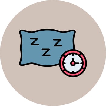 Sleeping Vector Icon