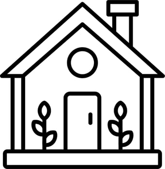 Green House Vector Icon