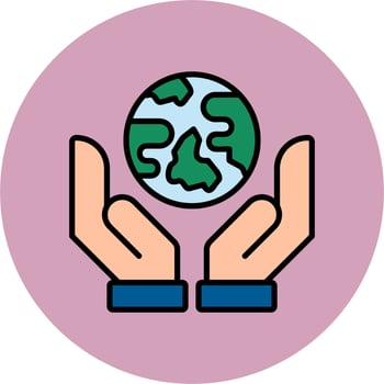 Save Earth Icon vector