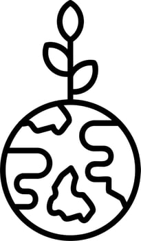 Eco Earth Vector Icon
