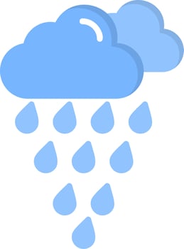 Rain Vector Icon