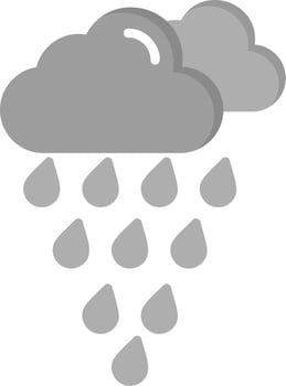 Rain Vector Icon