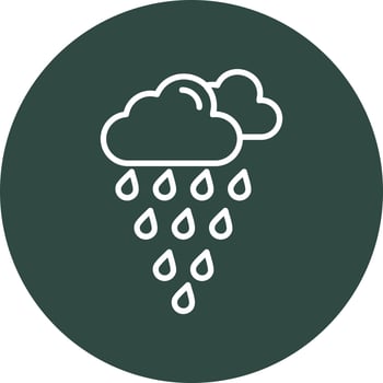 Rain Vector Icon