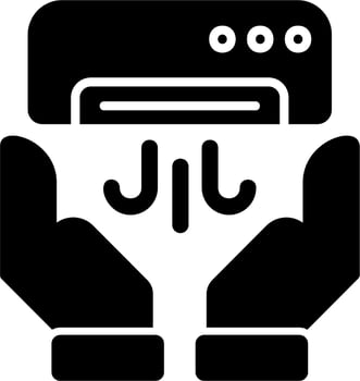Hand Dryer Vector Icon