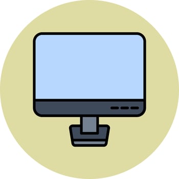 Monitor Vector Icon