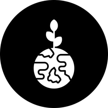 Eco Earth Vector Icon