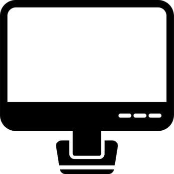 Monitor Vector Icon