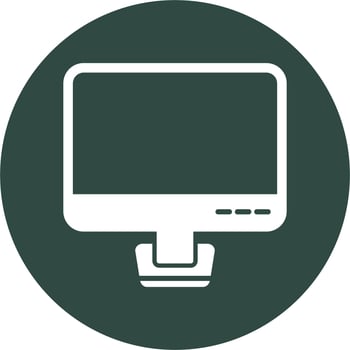 Monitor Vector Icon