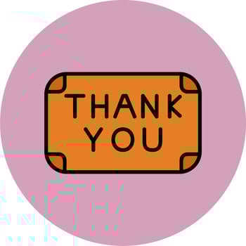 Thank You Vector Icon