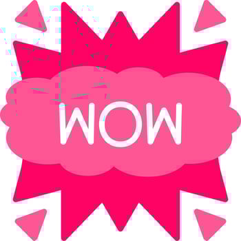 Wow Vector Icon