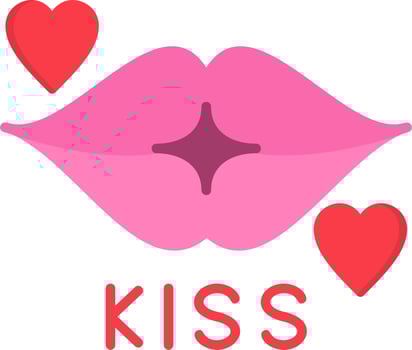 Kiss Vector Icon
