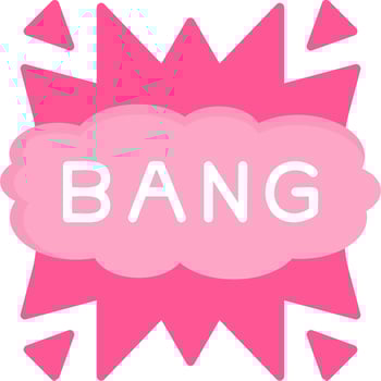 Bang Vector Icon