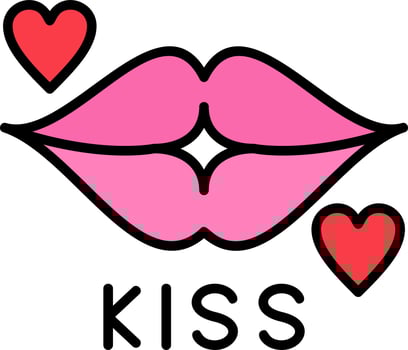 Kiss Vector Icon