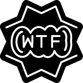 Wtf Vector Icon
