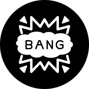 Bang Vector Icon