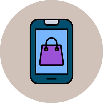 Online Shopping Vector Icon