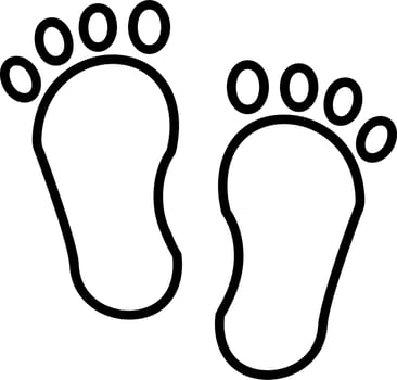 Footprint Vector Icon