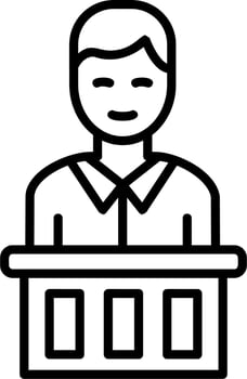 Witness Vector Icon