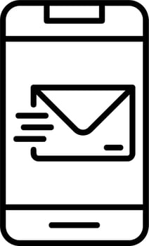 Phone Email Vector Icon
