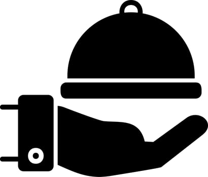 Room Service Vector Icon